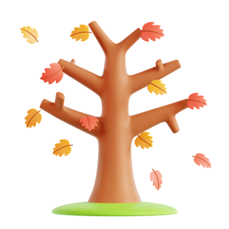 Autumn Tree  3D Icon