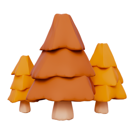 Autumn Tree  3D Icon