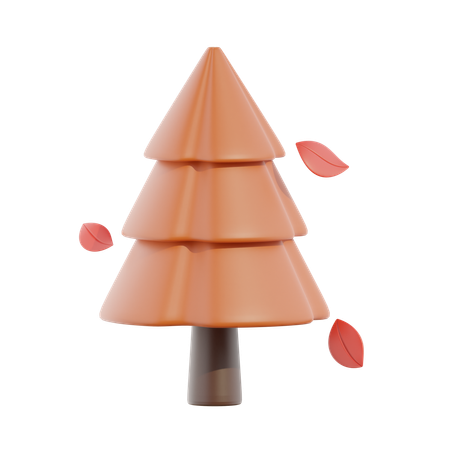 Autumn tree  3D Icon