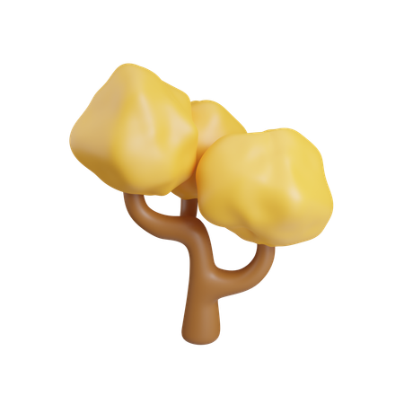 Autumn Tree  3D Icon