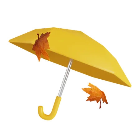 Autumn Umbrella  3D Icon