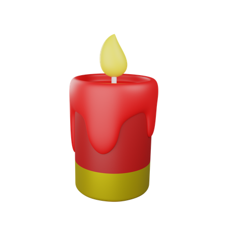 Lumière de bougie  3D Icon