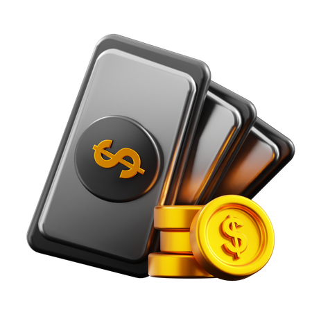 Available Cash  3D Icon