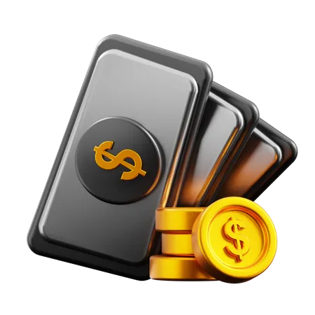 Available Cash  3D Icon