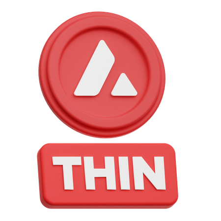 Avalancha delgada  3D Icon