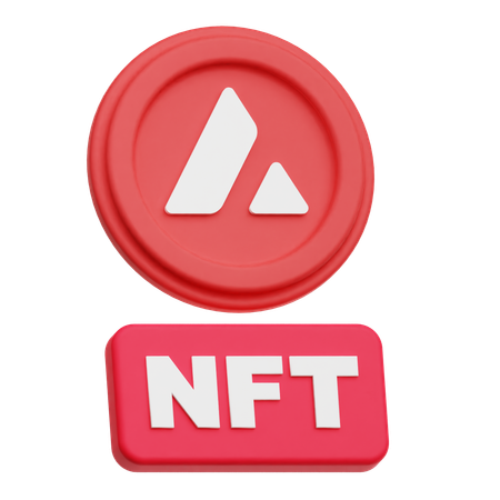 Avalancha nft  3D Icon