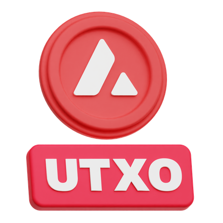 Avalancha utxo  3D Icon