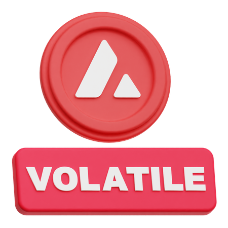 Avalancha volátil  3D Icon