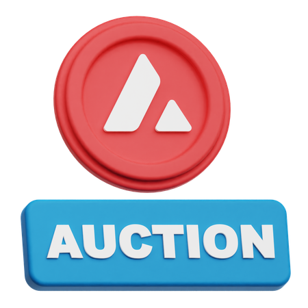Avalanche Auction  3D Icon