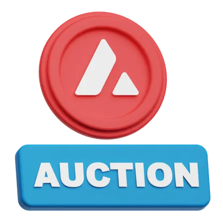 Avalanche Auction  3D Icon
