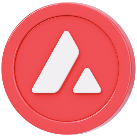 눈사태(AVAX)  3D Icon