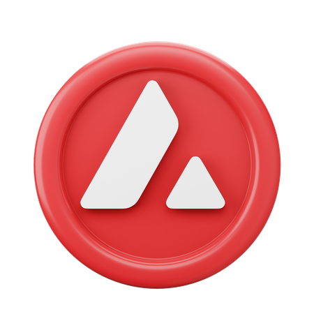 Avalanche Avax Coin Coin  3D Icon