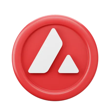 Avalanche Avax Coin Coin  3D Icon