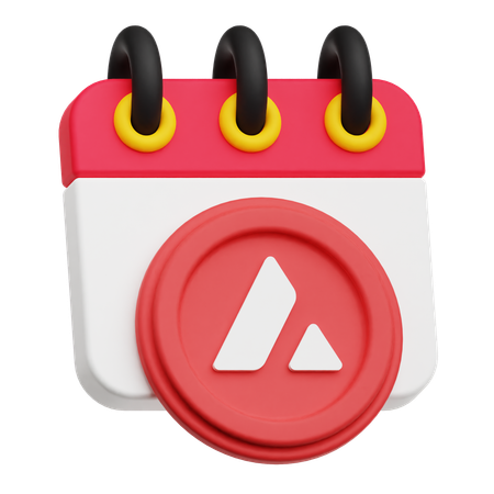 Avalanche Calendar  3D Icon