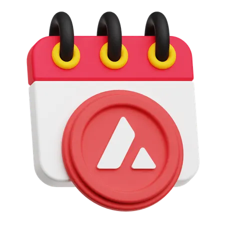 Avalanche Calendar  3D Icon