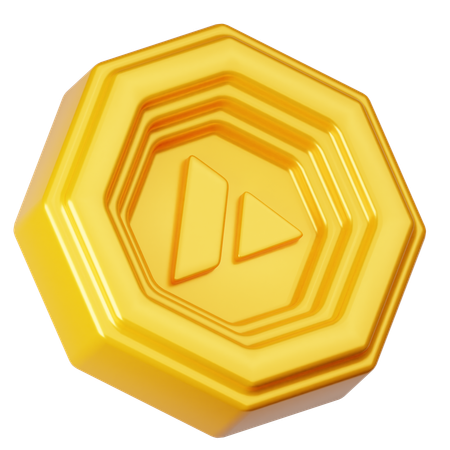 Avalanche Coin  3D Icon