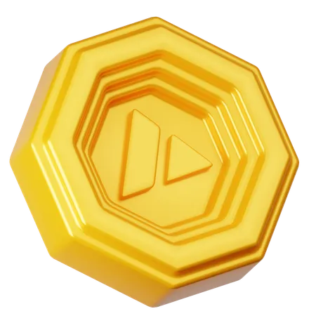 Avalanche Coin  3D Icon