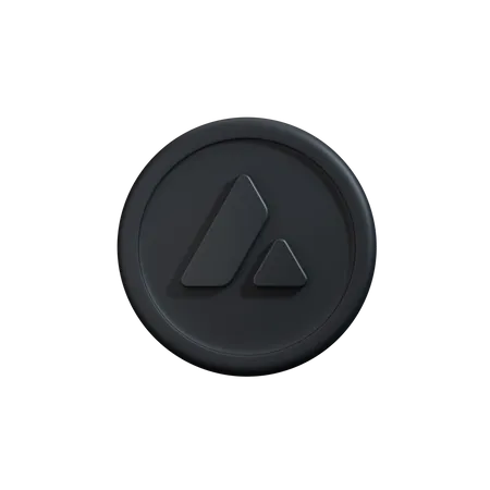 Avalanche crypto coin  3D Icon