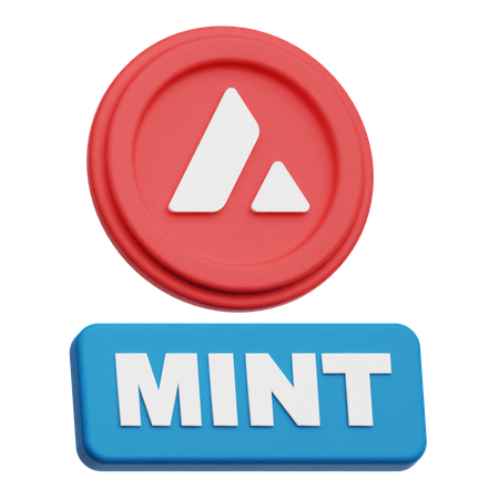 Avalanche Mint  3D Icon