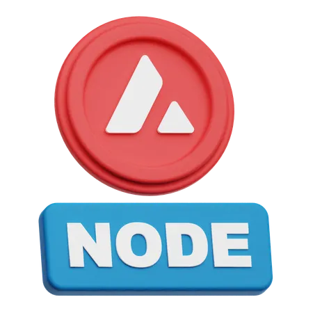 Avalanche Node  3D Icon