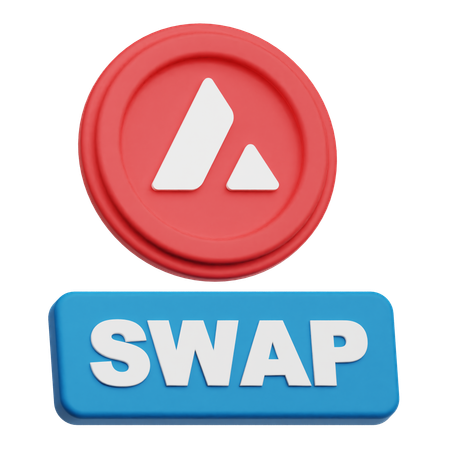 Avalanche Swap  3D Icon