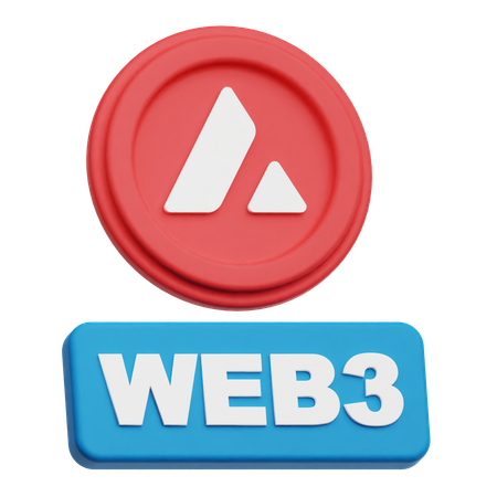 Avalanche Web 3  3D Icon