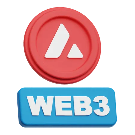 Avalanche Web 3  3D Icon