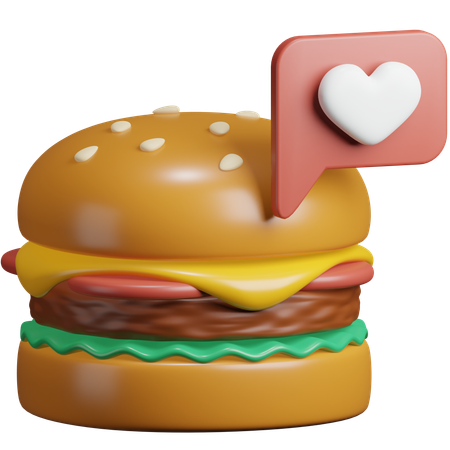 Revisão de comida  3D Icon