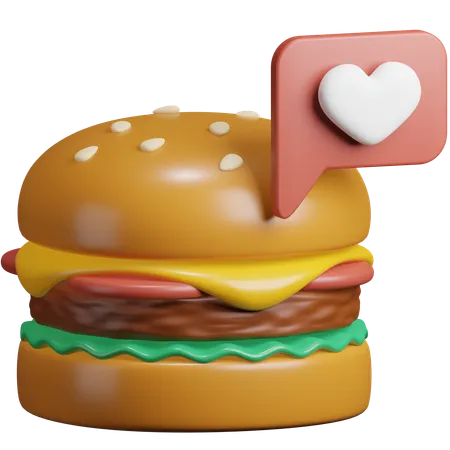 Revisão de comida  3D Icon