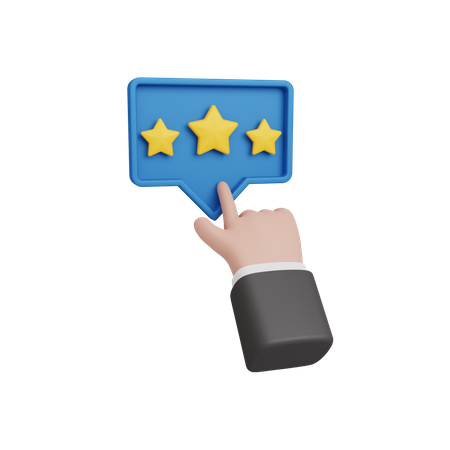 Avaliação do cliente  3D Icon