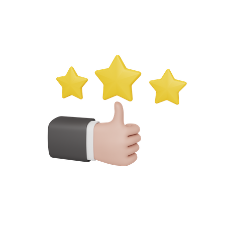 Avaliação do cliente  3D Icon