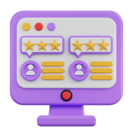 Avaliações  3D Icon