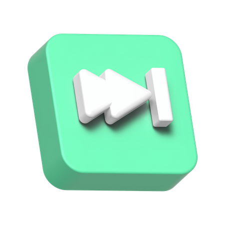 Avance rápido  3D Icon