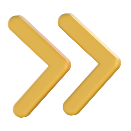 Avanço rápido  3D Icon
