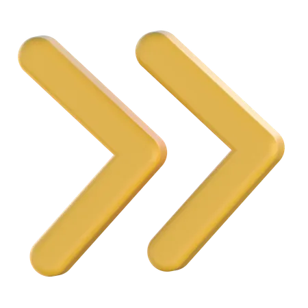 Avanço rápido  3D Icon