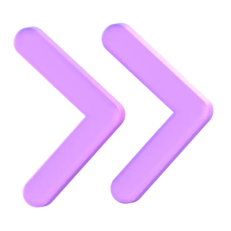 Avanço rápido  3D Icon