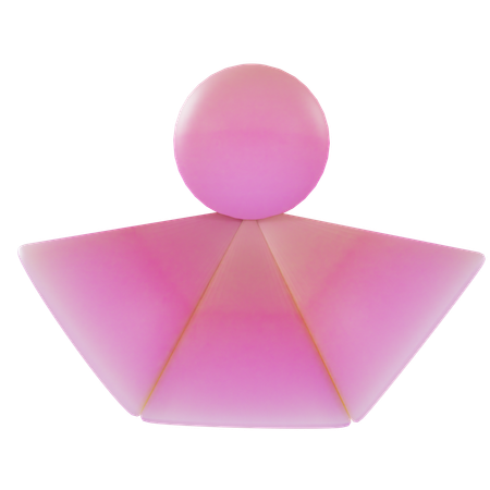 Avatar Abstract Shape  3D Icon