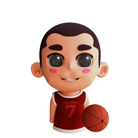 Avatar Basketball Player  3D Icon