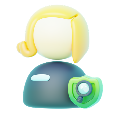 Avatar Blonde Trusted Riset  3D Icon