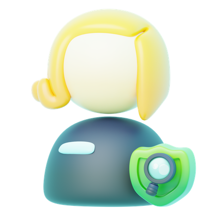 Avatar Blonde Trusted Riset  3D Icon