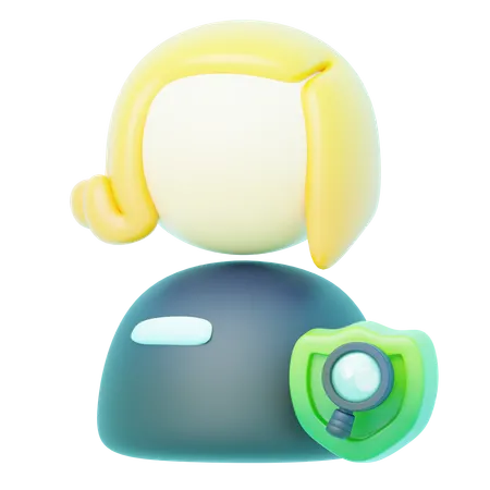 Avatar Blonde Trusted Riset  3D Icon