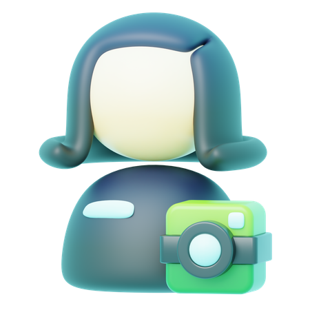 Avatar Camera Woman  3D Icon