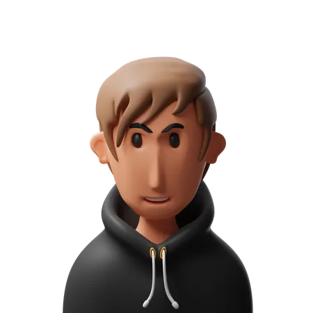 Avatar de chico genial  3D Icon