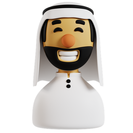 Avatar com tema árabe  3D Icon