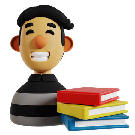 Profesor de avatar experto  3D Icon