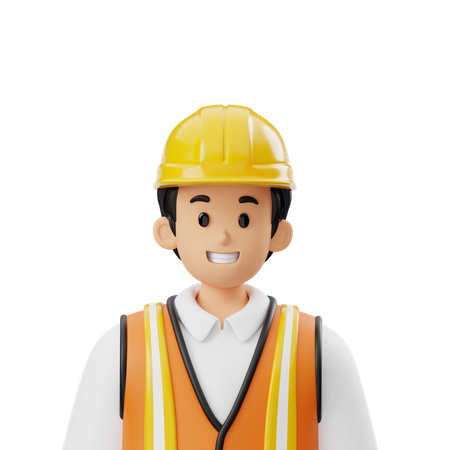 Avatar de construcción  3D Icon