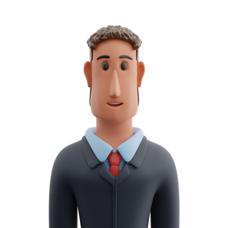 Avatar de empresario  3D Icon