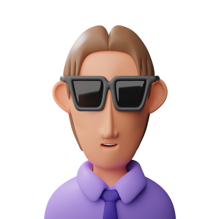 Avatar de empresário moderno  3D Icon