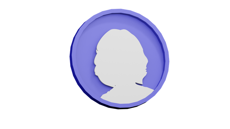 Avatar de femme  3D Icon