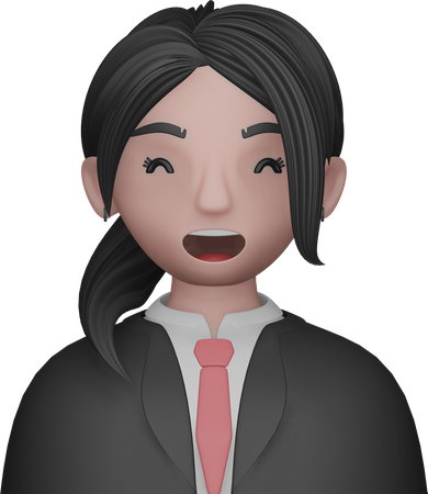 Avatar de femmes d’affaires  3D Icon